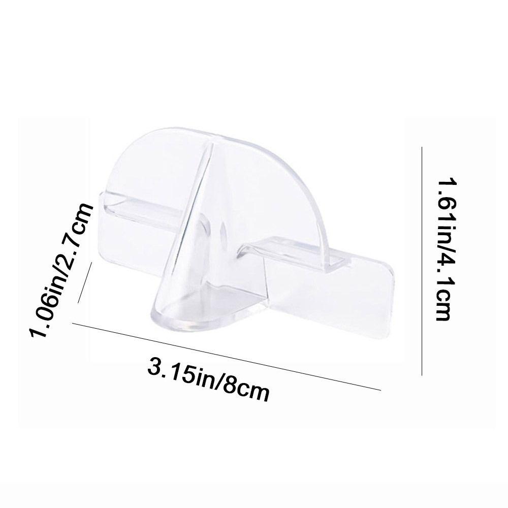 10Pcs Wall Mounted Sunglasses Storage Rack Clear Glasses Display Rack Glasses Storage Rack Office