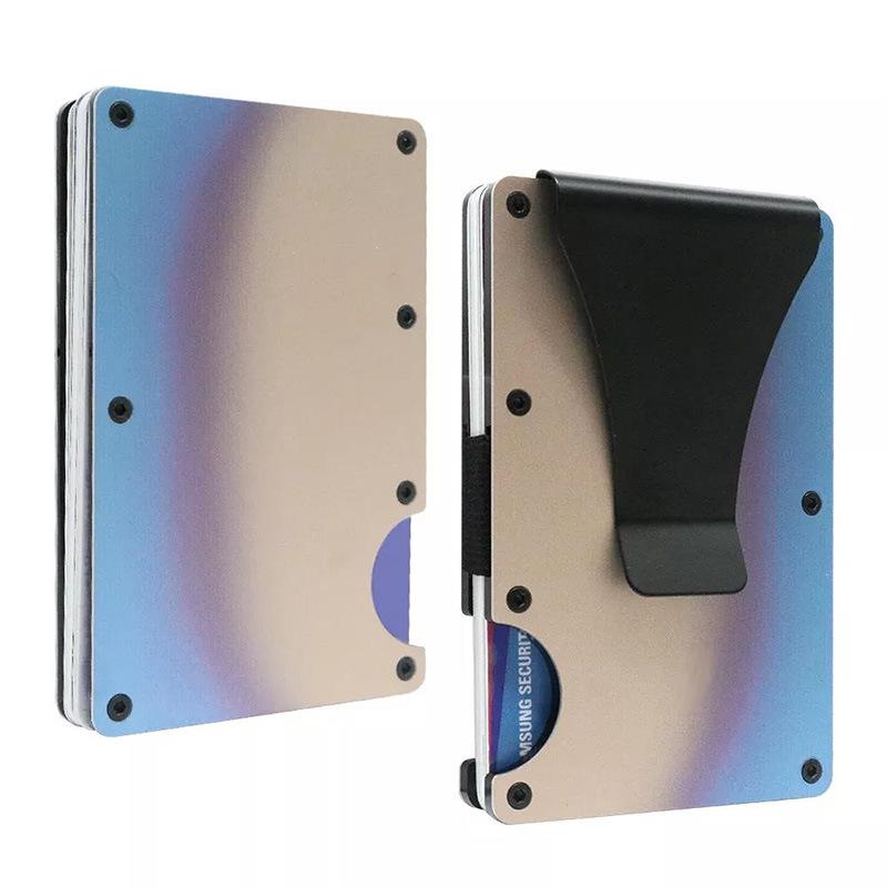 New RFID Blocking Carbon Fiber Wallet with Money Clip