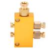 6Mm Inlet Oil Distributor Brass Material Divider Valve Piston Distributor  Industrial Machinery