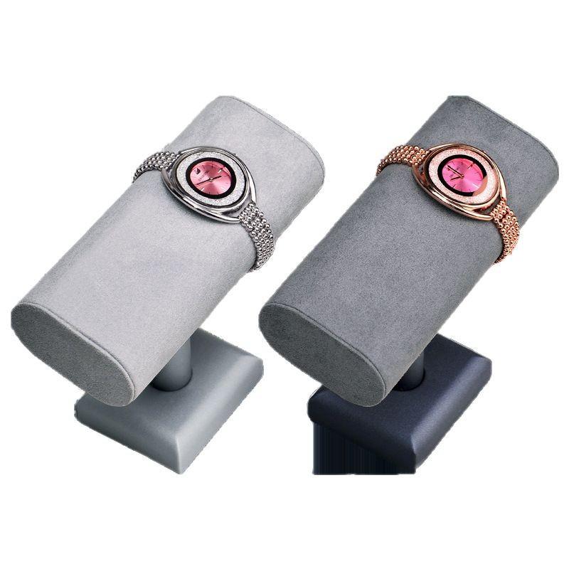 PU-Leder Uhren-Displayständer Luxus-Armbanduhr & Armbandhalter Schmuck-Organizer für Boutique-Theke