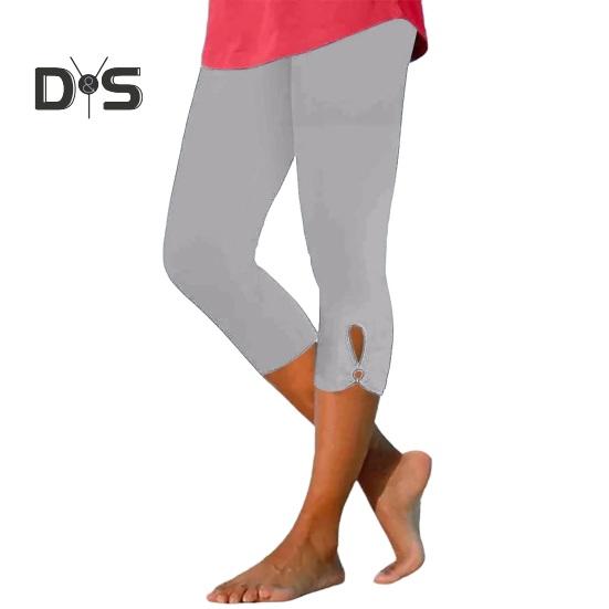 Γυναικεία Κάπρι Παντελόνια Γιόγκα Κάπρι Κολάν Ψηλόμεσα Ελαστικά Παντελόνια Συμπίεσης για Προπόνηση Αθλητικό Τρέξιμο Γιόγκα Ταξίδια