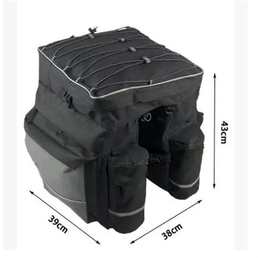 1x Motocykl Kolo Zadní Sedadlo Brašna Cestovní Úložné Tašky Vícekapsé