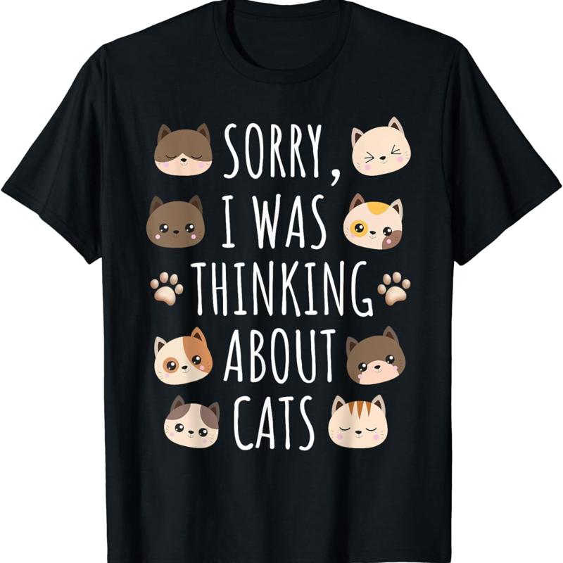 Sorry I was thinking about cats T Shirt S разноцветный