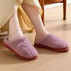 Winter Women's and Men's Non-Slip Plush Slippers - Thickened Cotton for Warmth at Home