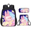 Cartoon Backpack For Kid With Graphic Design And Large Capacity Daily For