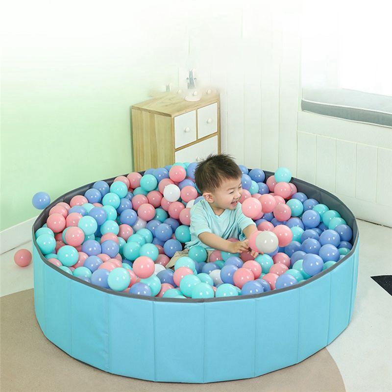 BHBL 1Pc Portable Game Pool, Foldable Ocean Ball Game House, with Storage Bag, Indoor and Outdoor Play (Excluding Balls) Pink China Mainland