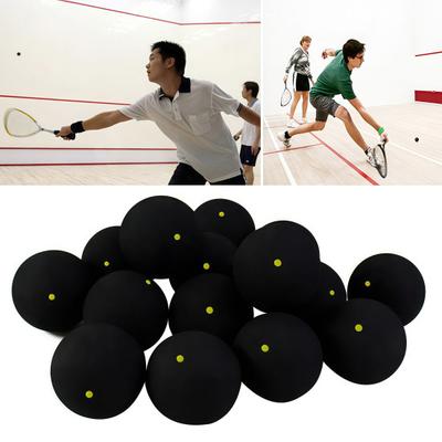 39MM Jedna tečka Squashový míček Profesionální trénink reakční rychlosti Vysoký odskok Modrá Červená Žlutá tečka Sportovní míček