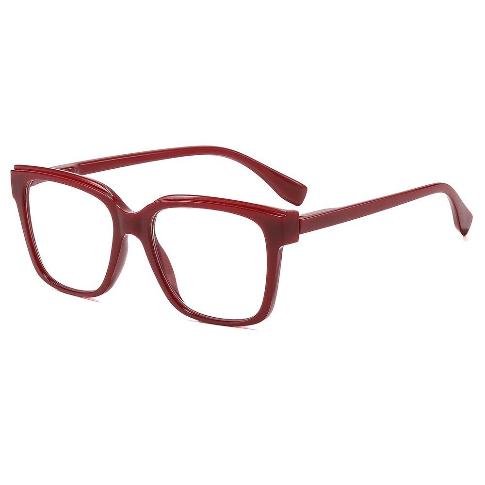 Women's Reader Eyewear Large-Frame Presbyopia Glasses Gradient-Colored Frames High-Definition Blue Light-Blocking Glasses