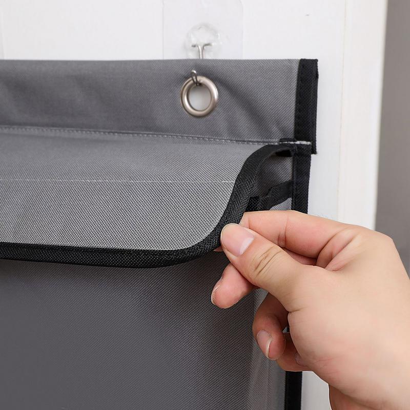 Wall Storage Basket Clothing Bag Wall Hook Organizer Foldable Multipurpose Waterproof Box For Home School Dormitory Bedroom