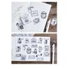 45 Pieces/ Box Album Decoration Stickers Sealing Stickers Diy Stickers