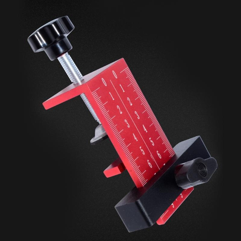 Heavy Type Aluminum Cabinet Door Alignment Aid Tool Ergonomic Rotating Base with Secure Single User Operation
