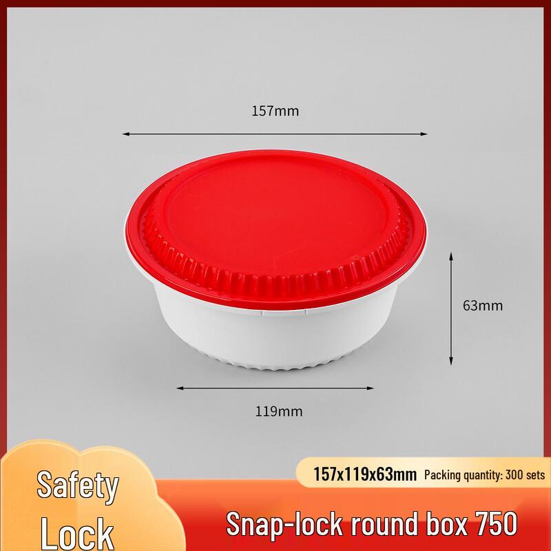 Haddon Disposable Wheat Straw Takeaway Food Container with Lid