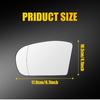 Heated Mirror Glass Driver Side For Mercedes E Class W211 E320 E350 2003-2006