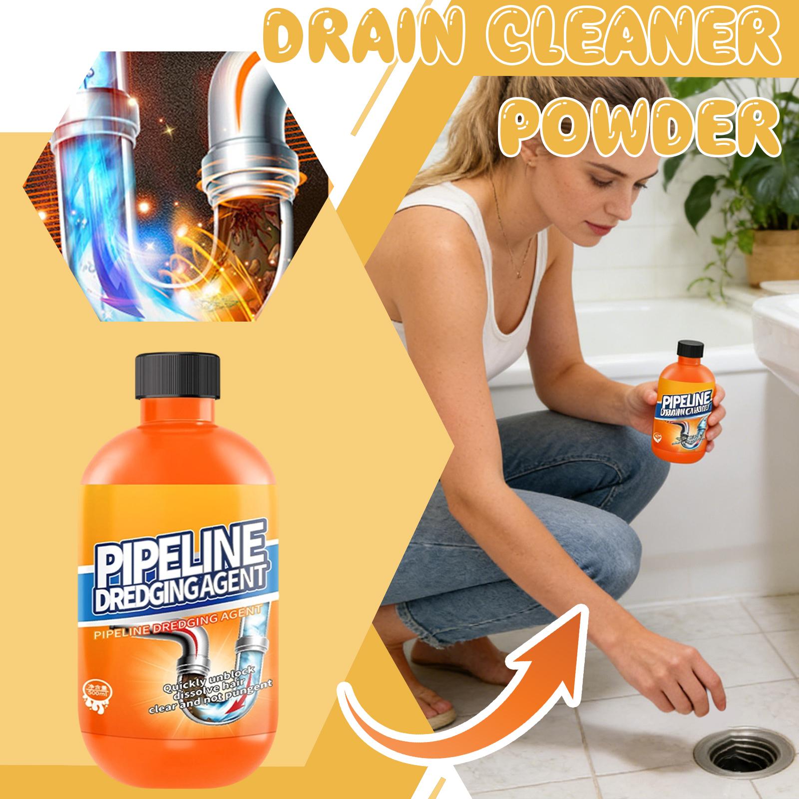 

Powerful Unclogging Powder For Sinks, Drains, Kitchen And Toilet , Quickly Unclog And Reduce Odors.500ml One Size
