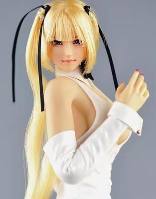 Scale Figur Zubehör Sexy Weibliches Bunny Girl Outfit und Strümpfe Set und Kopf Nicht [TOYBARJAPAN] 1/6 / JO21X-47 (Körper inklusive) (C Weiß)