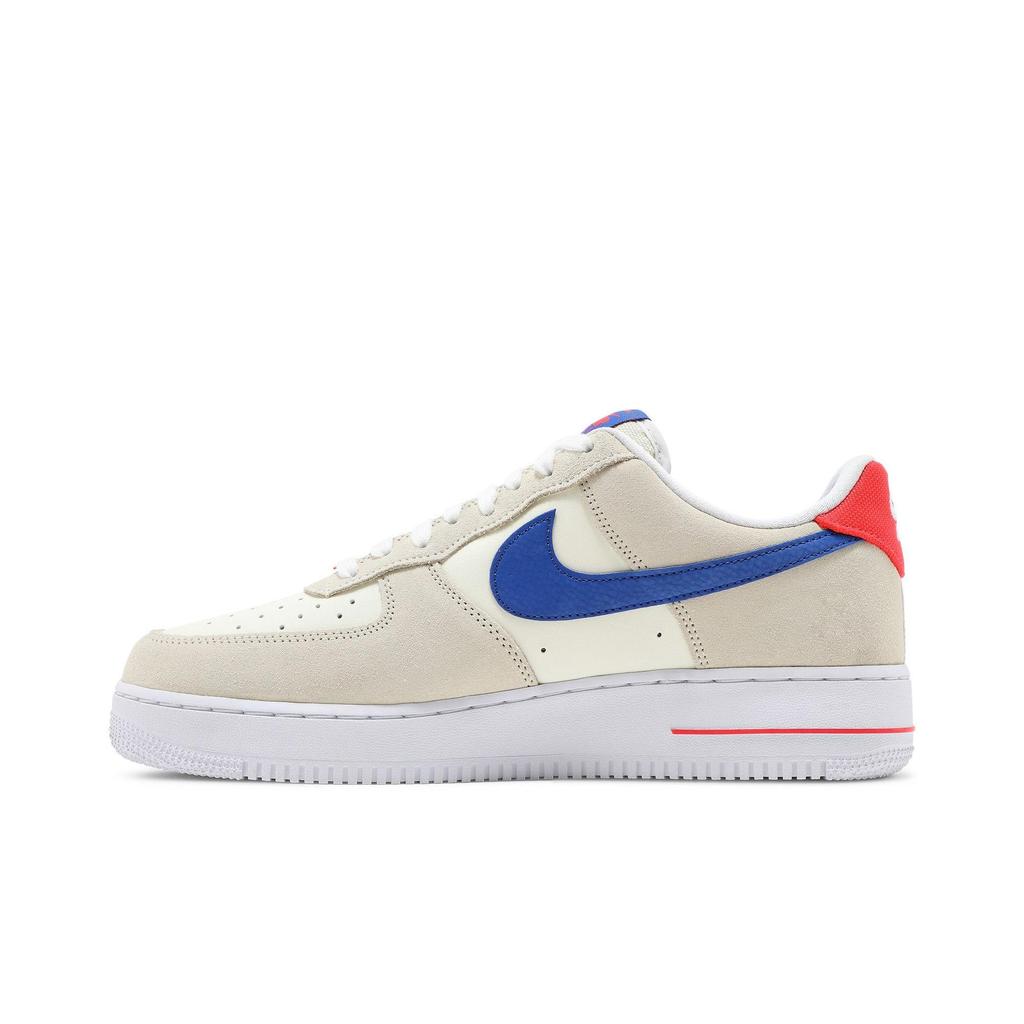 Nike Air Force 1 '07 LV8 'Coconut Milk Hyper Royal' (Unisex) Coconut Milk / White / Bright Crimson / Hyper Royal Skateboard Shoes DM8314 100