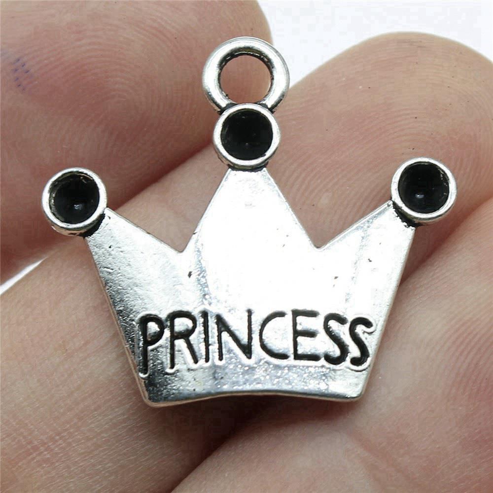 Charms Crown Pendants Minimalist Jewelry Components QC035