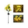 1PC Solar Powered Sunflower Light Outdoor Waterproof LED Ground Insert Lawn Lamp For Garden Lawn Courtyard Decoration
