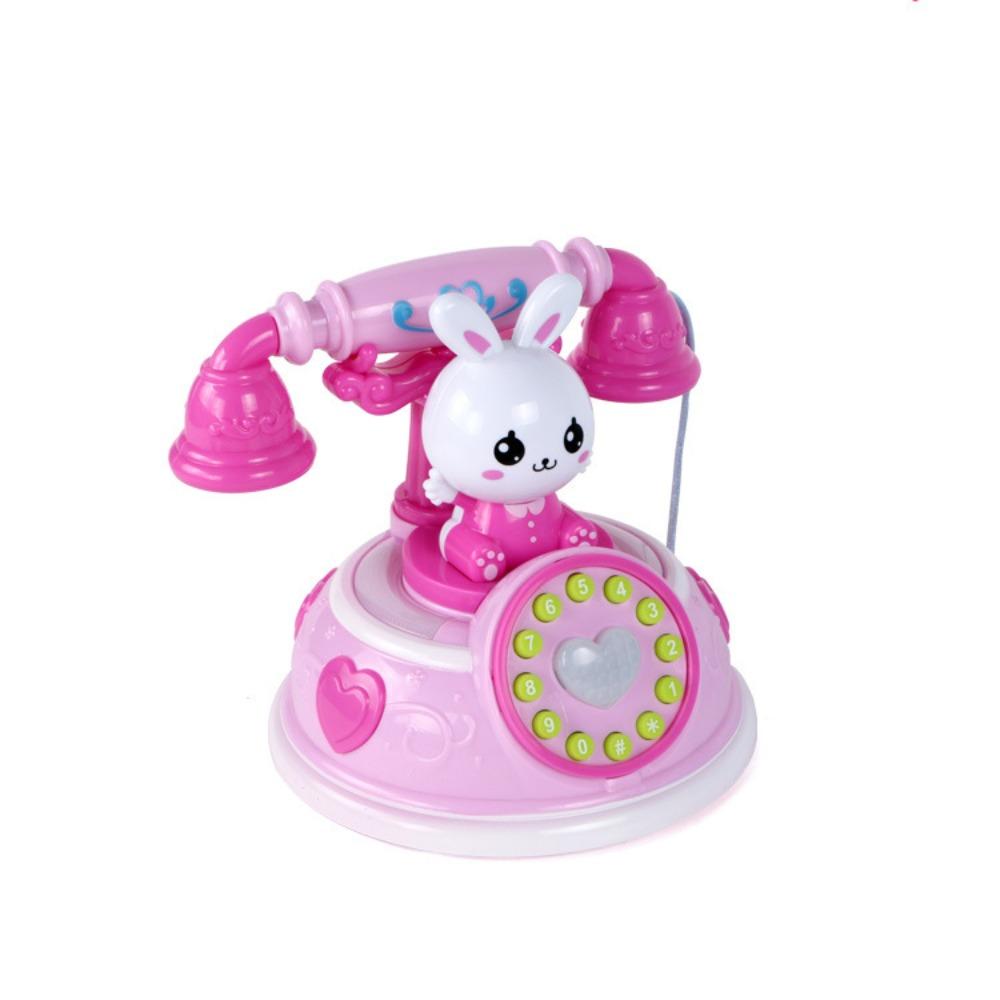 Playing House Musical Rabbit Telephone Toys Simulation Phone Early Education Toy Children's Toy
