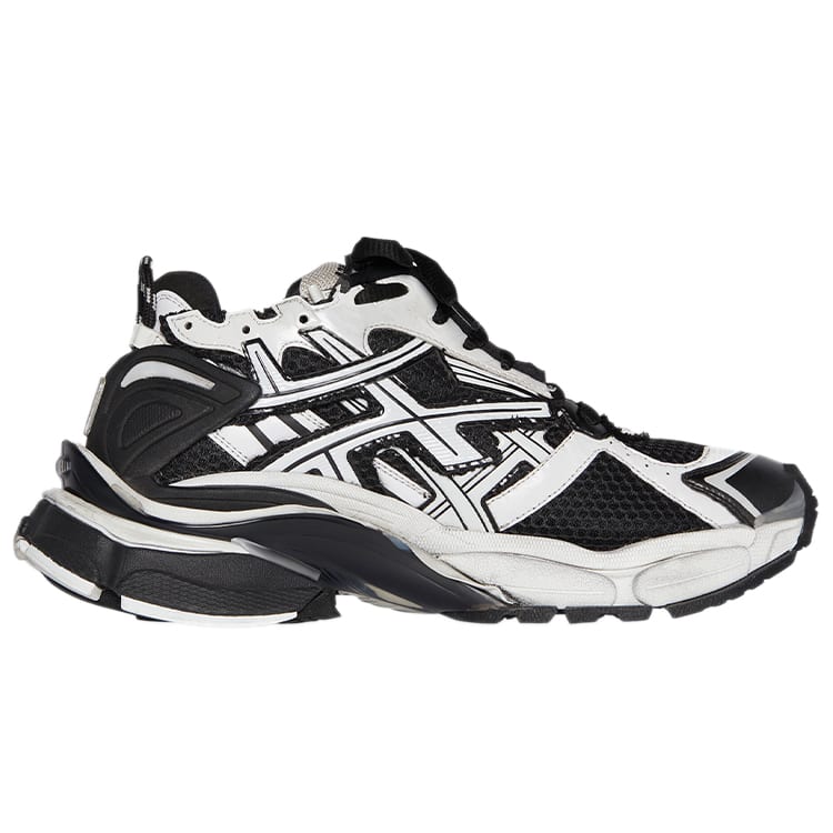 Balenciaga Runner White Black White Women's 677402W3RB29010