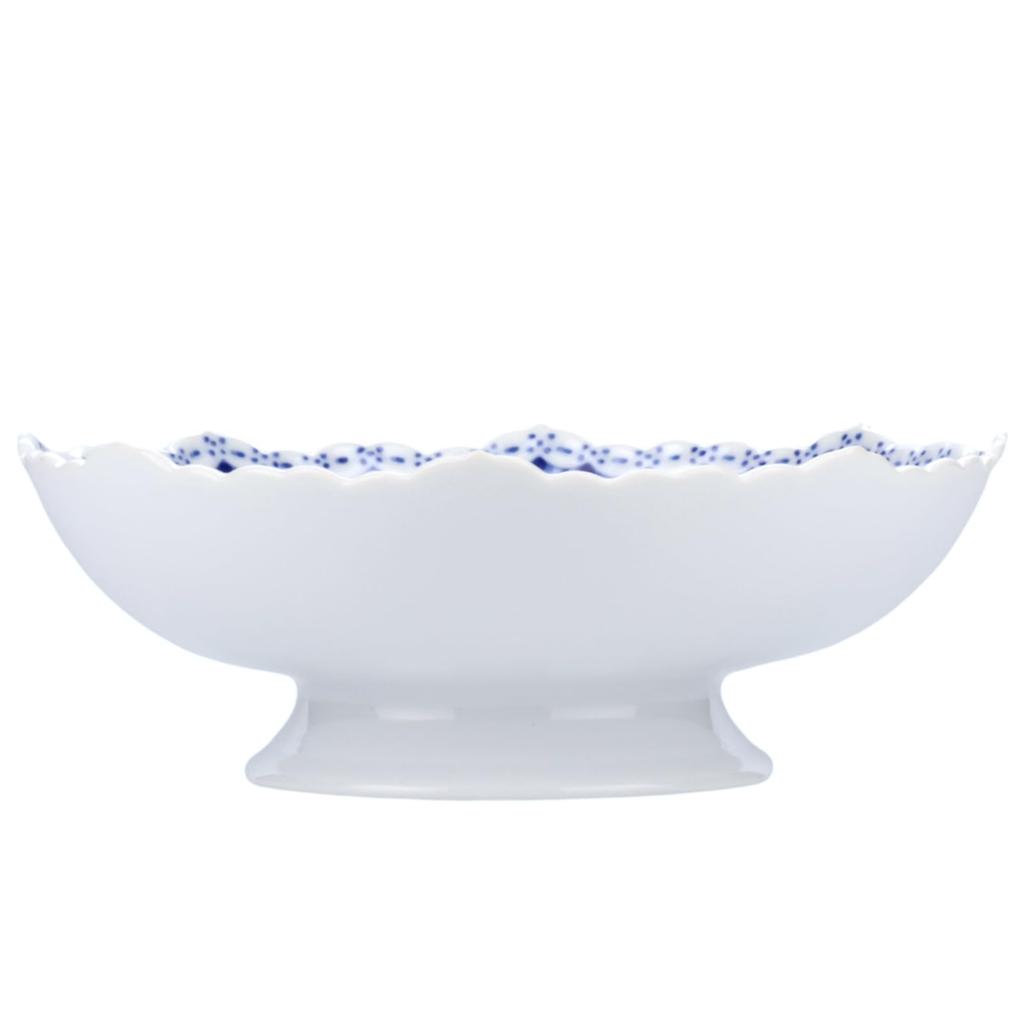 Imported Royal Copenhagen Princess Cake Dish Plate with Feet 1026451 White [Regular Product] 17.5cm [Item]