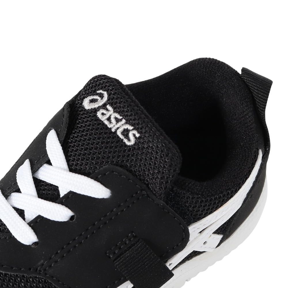 Baby shoes with one Mycel cm [Sukusuku] belt, Baby, Black/White 327, 15.0