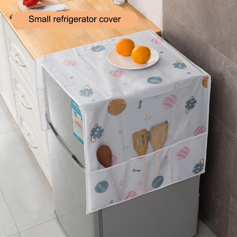 Refrigerator And Washing Machine Dust Cover Storage Hanging Bag Washable Protect Cover Cloth Storage Bag