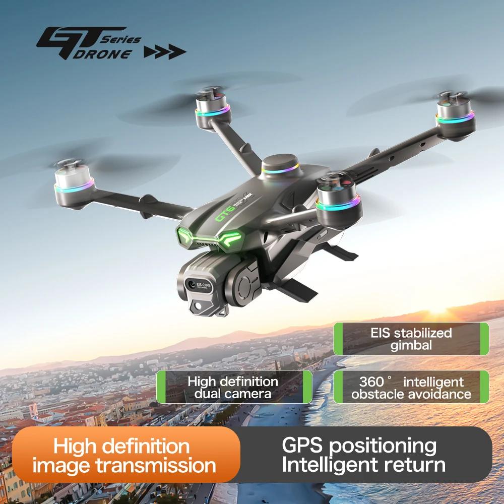 2025 New GT6 Folding Drone 5G Optical Flow GPS with WIFI HD Aerial Photography Omnidirectional Obstacle Quadcopter Toy
