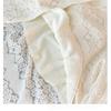 Elegant French-Style Lace-Trim High-Waisted A-Line Skirt for Women - Autumn/Winter Collection