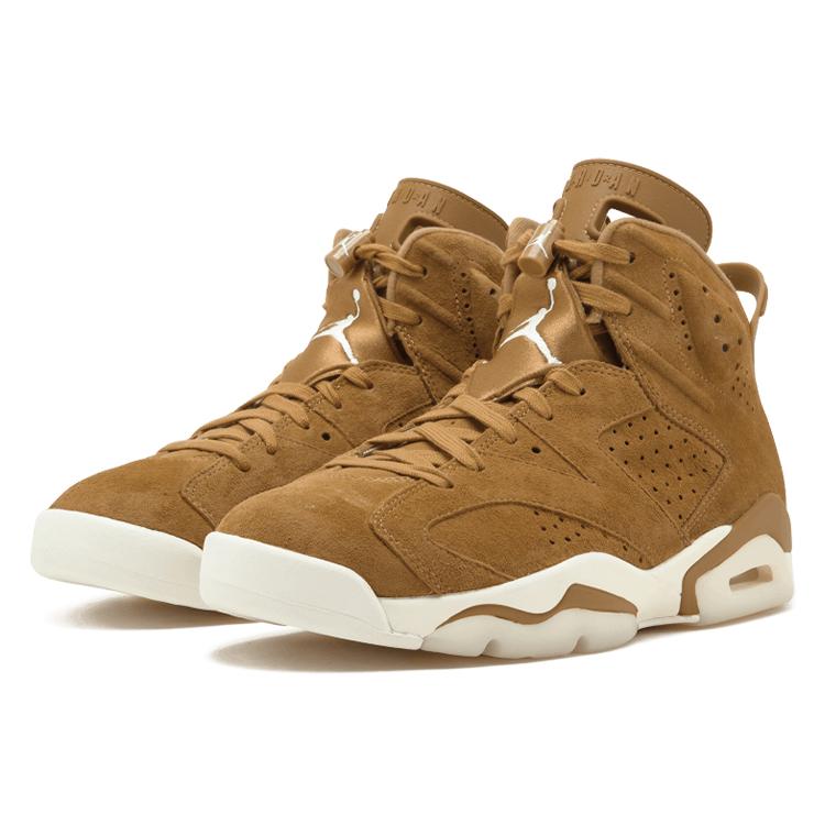 New JORDAN 6 Retro Wheat 384664-705