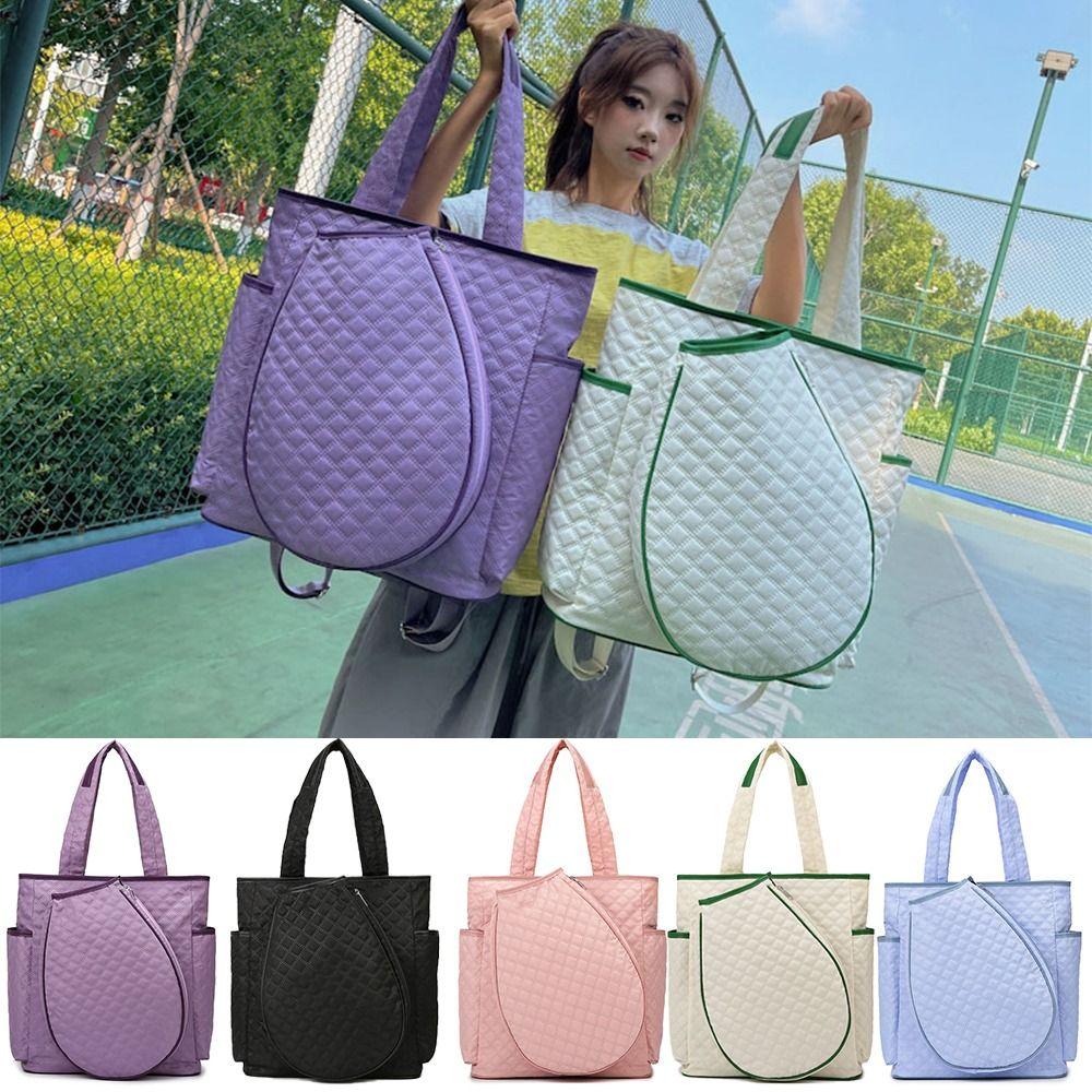 Lightweight Tennis Bag Extra-Large Badminton Backpack Stylish Tennis Tote Bag  for Women Men