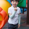 Kids Sleeve Sunscreen Sleeves Summer UV Resistant Ice Silk Sleeves Children's Sleeves Oversleeves
