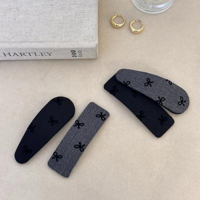 Koreanische Accessoires Haarnadeln und Spangen Schleife für Mädchen Frauen Kopfschmuck Krabbe Haarspange Vintage beliebt trendig führende Mode neu