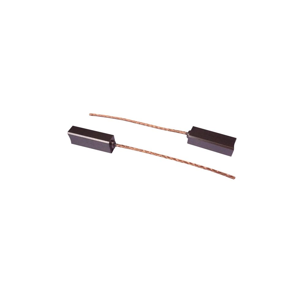 20PCS Carbon Brushes Wire Leads Generator Generic Electric Motor Brushes Motor Regulator Carbon Brush Replacement 4.5x6.5x20mm