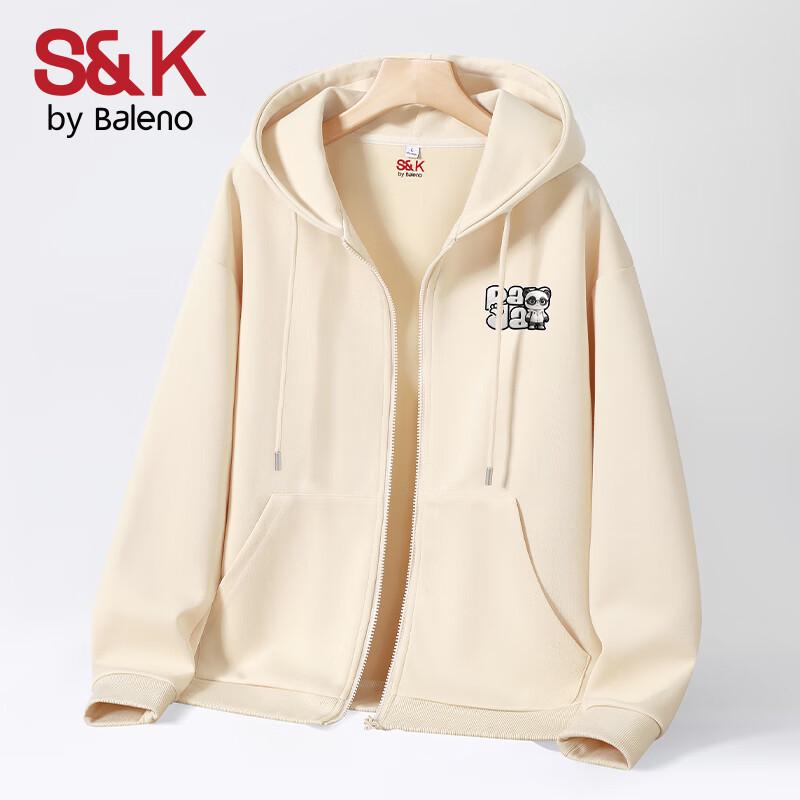 

Baleno Men s S&K Series Loose Fit Hooded Zip-Up Sweatshirt with Panda Graphic 4XL