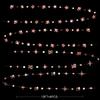 Rose Gold Number 16 Circle Dot Twinkle Star Garland Kit Metallic Hanging Streamer Bunting Banner Backdrop Decorations for Girls 16th Birthday Sweet