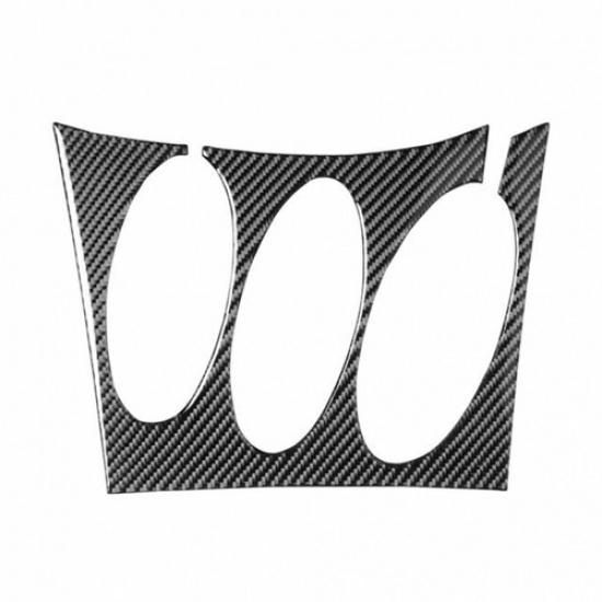 Carbon Fiber Interior Radio Control Panel Trim Cover For Nissan 350Z 2003-2009