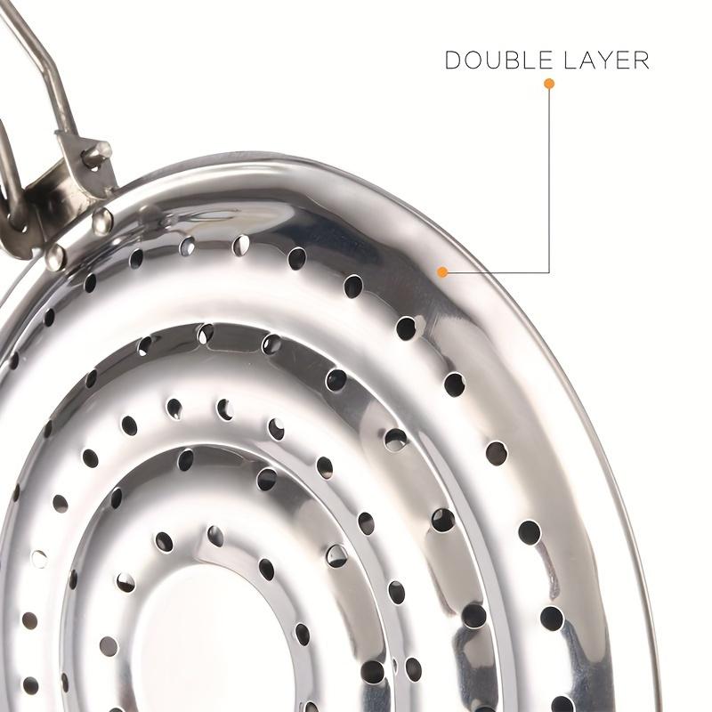 1pc Double Thickening Heat Diffuser Reducer Flame Guard Simmer Plate Stainless Steel for Gas Stovetops Kitchen Heat Diffuser