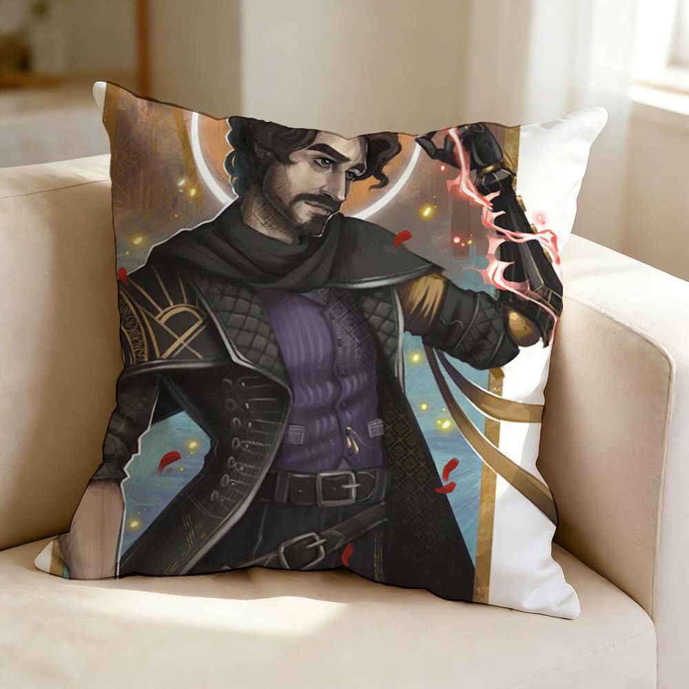 Game CClair OObscur EExpedition Square DoubleSided printed Pillow Case Bedroom Bedside Pillow Sofa Cushion Cover
