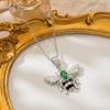 Necklace - Bee Butterfly Necklace - Accessory with Oil Droplets - Small-scale High-end Style - Collar Chain