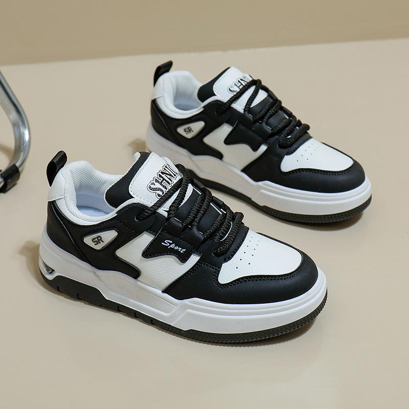 

Біле взуття для жінок Весна Новий студент Інс Модні кросівки Універсальна товста підошва Кольорове поєднання Весняно-осіннє повсякденне взуття 551 35