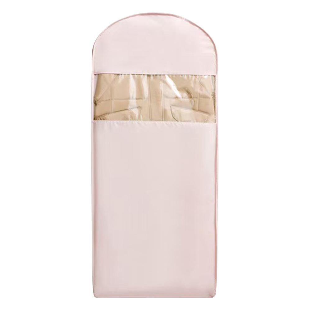 Clothes Hanging Dust Cover Wedding Dress Cover Suit Coat Storage Bag with Self Compression Zipper Space Saver Clothes Cover