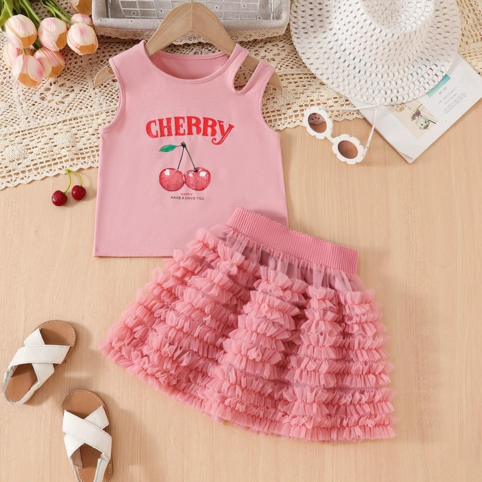 

Юбка из тюля с ярусами в корейском стиле для малышек 100 розовый