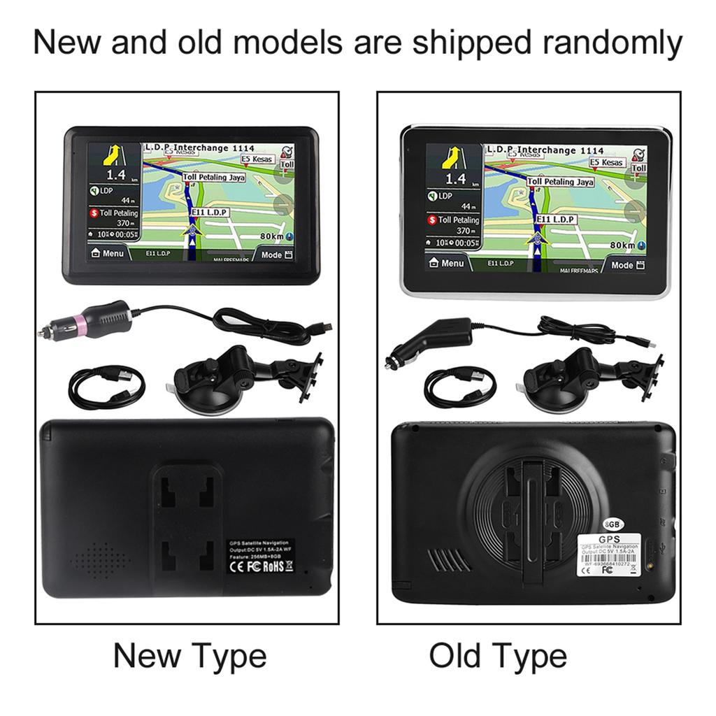 GPS Navigation Car GPS Navigation 5 Inch Car Navigator GPS Navigation DDR256M 8G MP3 FM Europe Map 1
