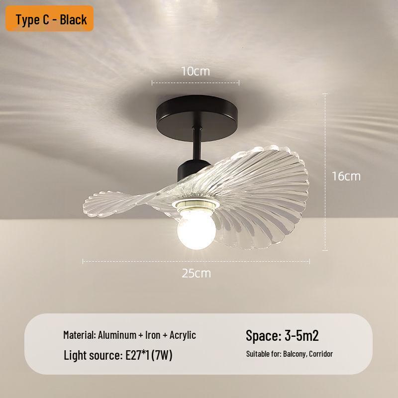 Nowoczesna Minimalistyczna Lampa Sufitowa w Kształcie Kwiatu do Korytarza, Klatki Schodowej, Balkonu lub Foyer