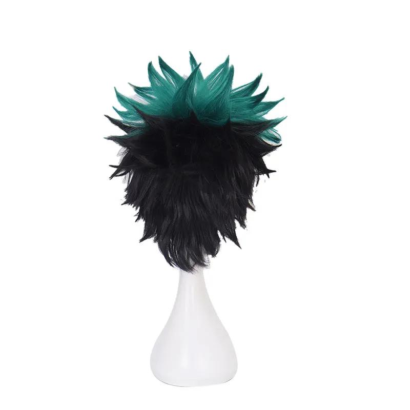 Meine Academia Cosplay Perücke Izuku Midoriya Perücke Boku No Academia/Academy Cosplay Haare Izuku Midoriya Deku Perücke Haarnetz