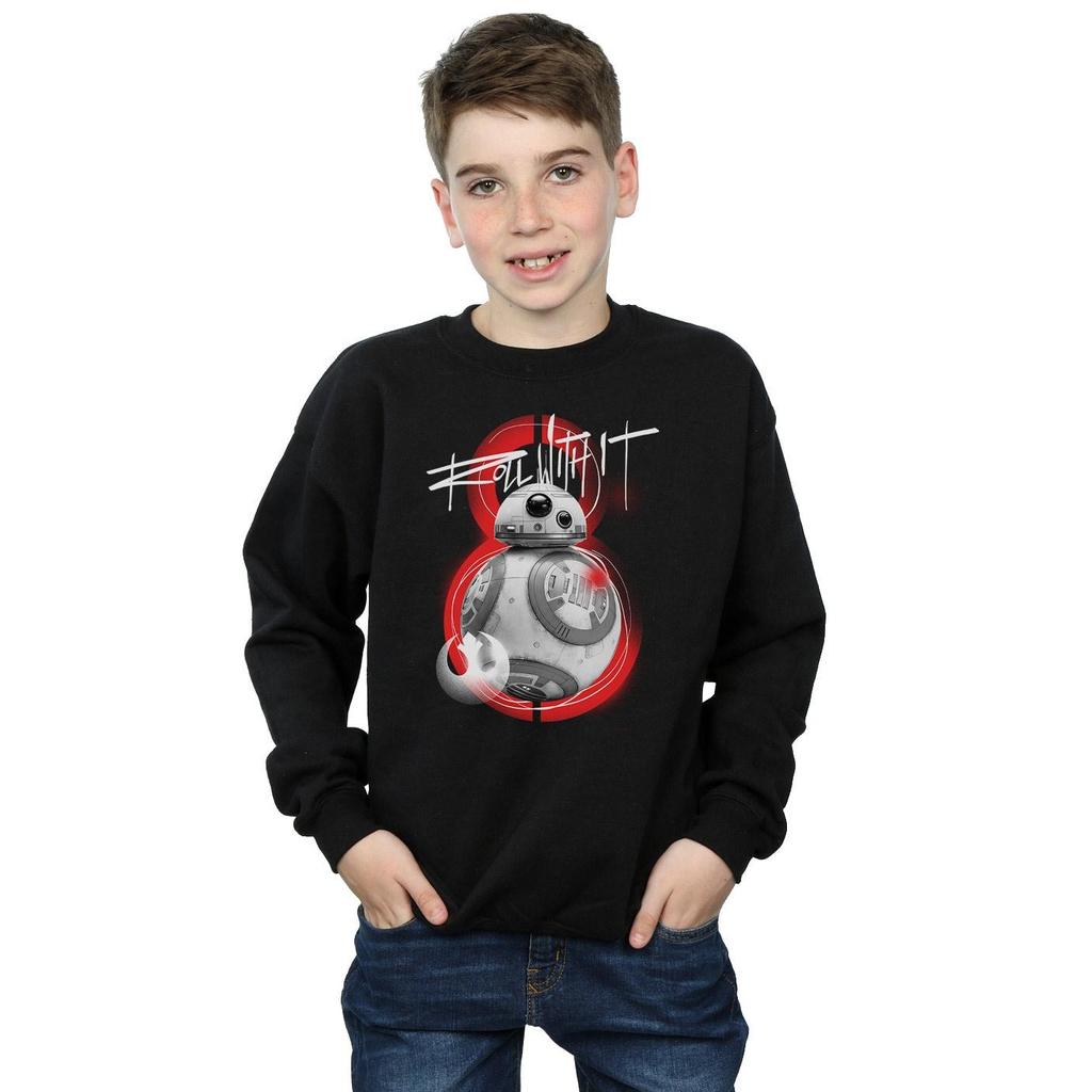 STAR WARS Jungen The Last Jedi BB-8 Roll With It Sweatshirt