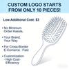 4Pcs Professional Boar Bristle Thermal Ionic Brush Salon Round Hair Brush Ceramic for Curling Styling Blow Drying