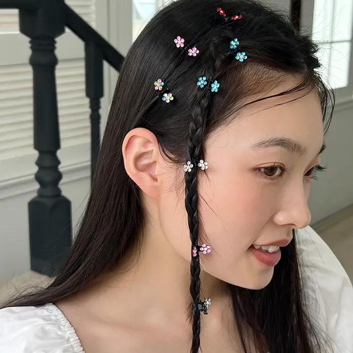 [2SET] mini flower hair pin (5colors)