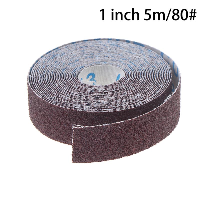 1 Zoll Schleifleinenrollen, Endlosschleifpapier Geeignet für Holzschleifen, Metallpolieren, Autodetailing